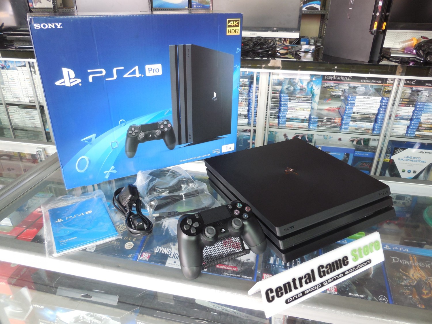 PS4 Pro Console 1TB – Jet Black (CUH-7006B)