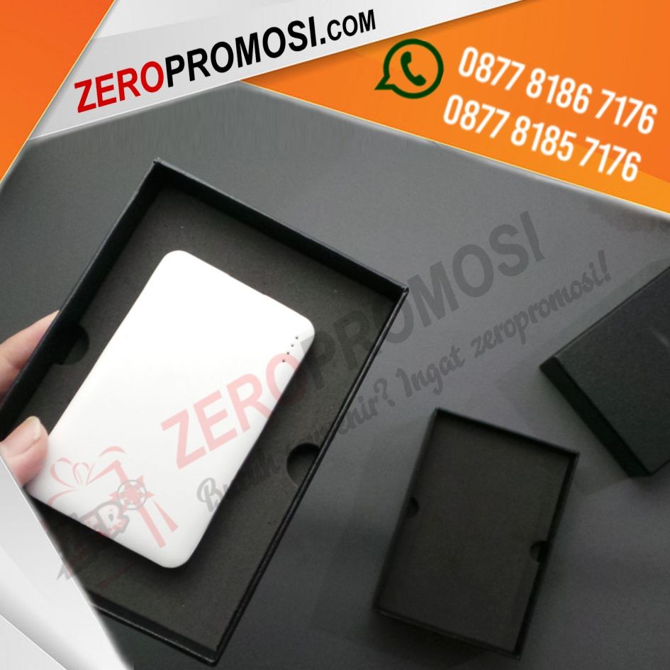 Kemasan Eksklussif Hardbox Powerbank Kecil Bisa Cetak Logo