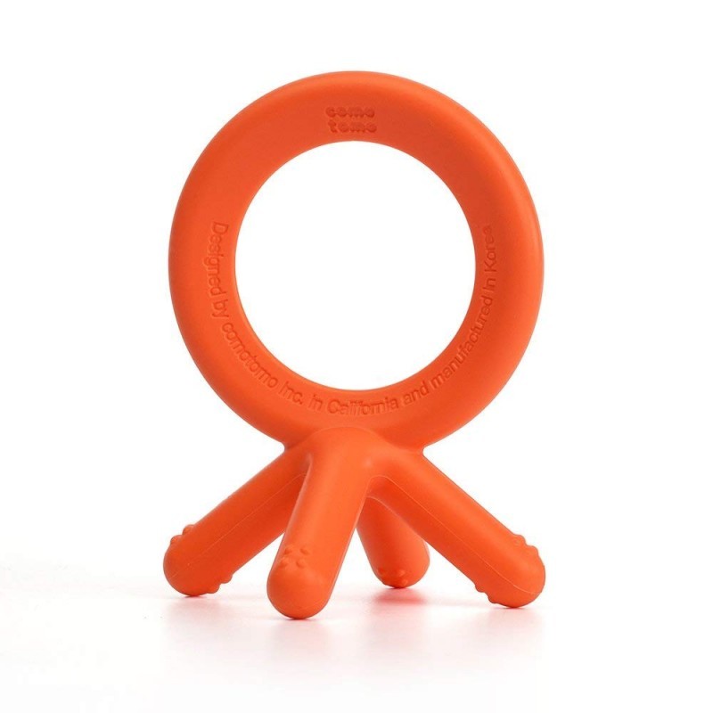 Comotomo Silicone Teether - Orange