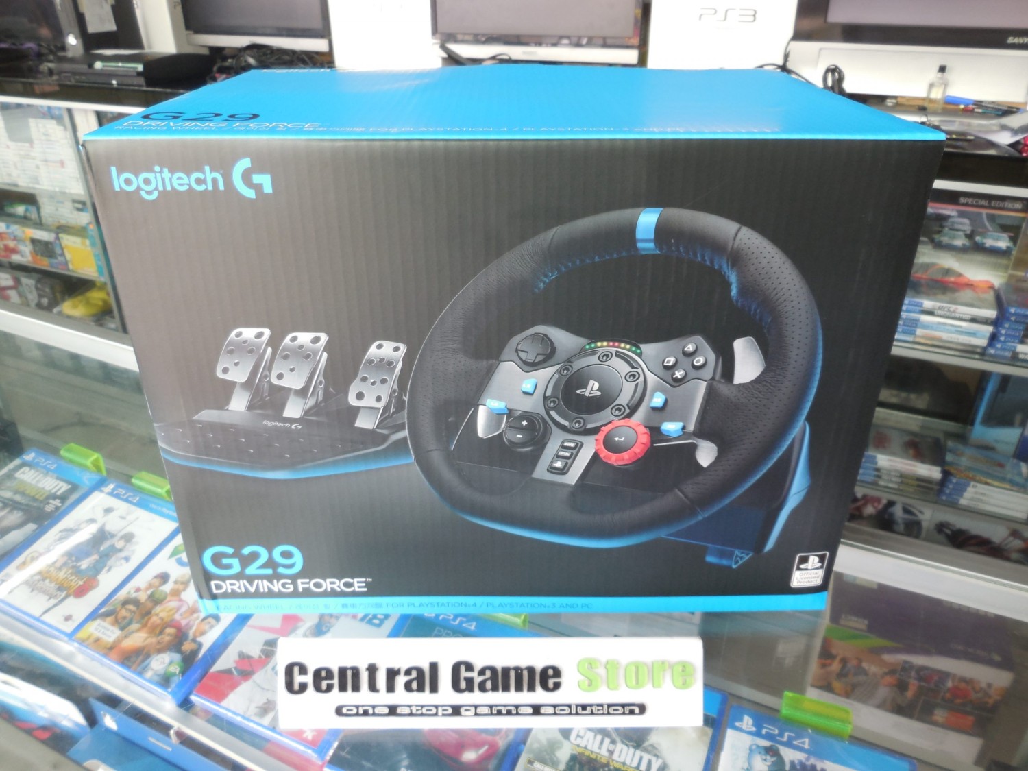 PS4 / PS3 / PC Logitech G29 Driving Force – Racing Wheel