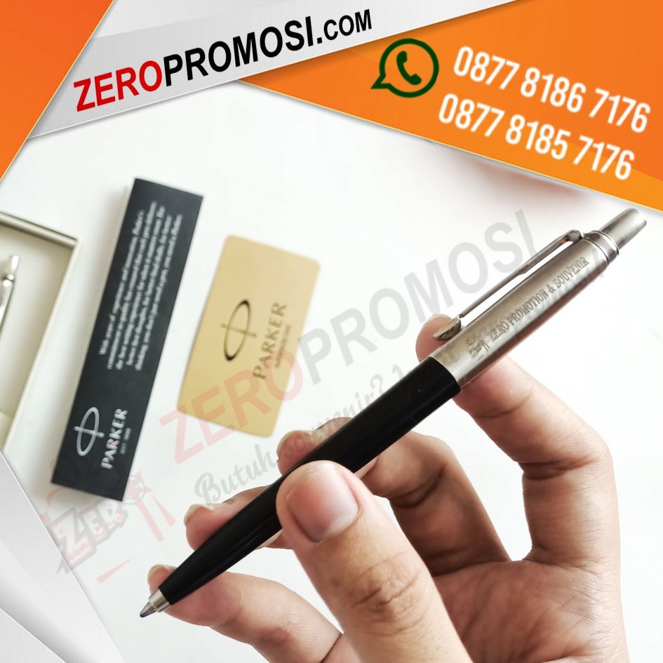 Pulpen Parker P.Jotter Seri 4487132143100 SP.BLACK BP M Grafir Nama