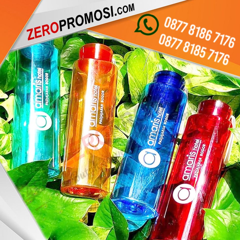 Souvenir Tumbler Chielo Pina Eco Water Bottle Plastik Transparan 500 ml