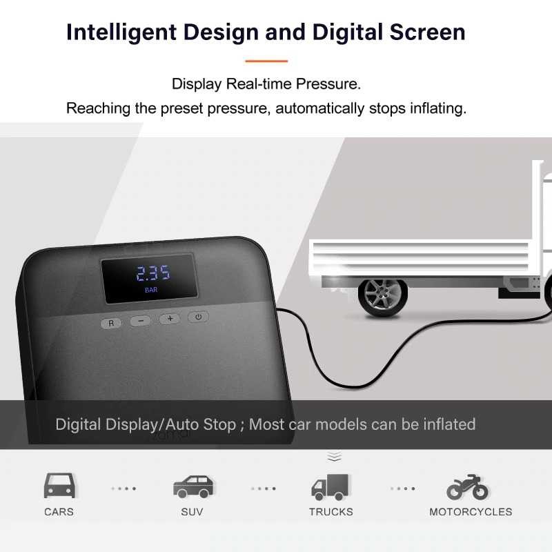 70mai Midrive Automotive Air Compressor Lite 12V – Pompa Angin Mobil 70mai Midrive Lite 12V