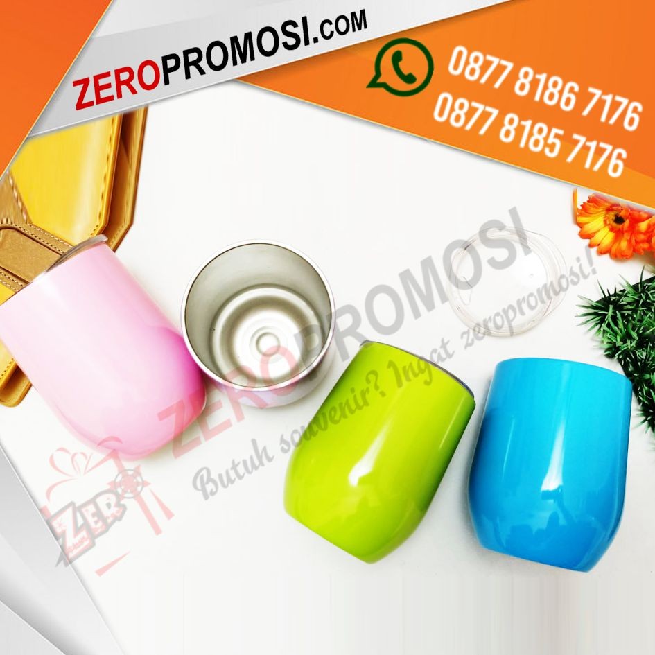 Souvenir Tumbler Promosi Olive Travel Chielo 350ml