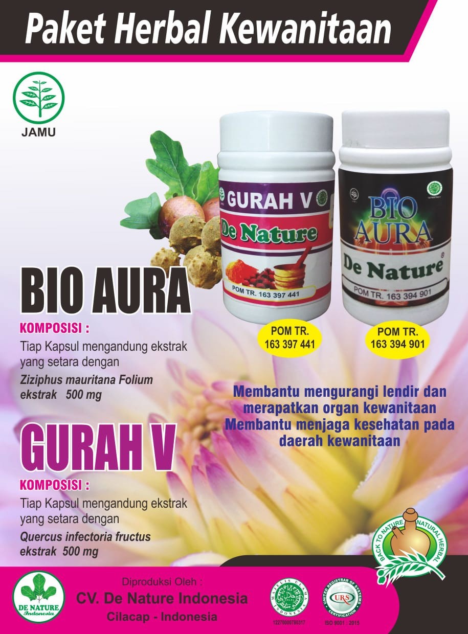 HERBAL KEWANITAAN / KEPUTIHAN / GURAH VAGINA – Apotik Herbal De Nature