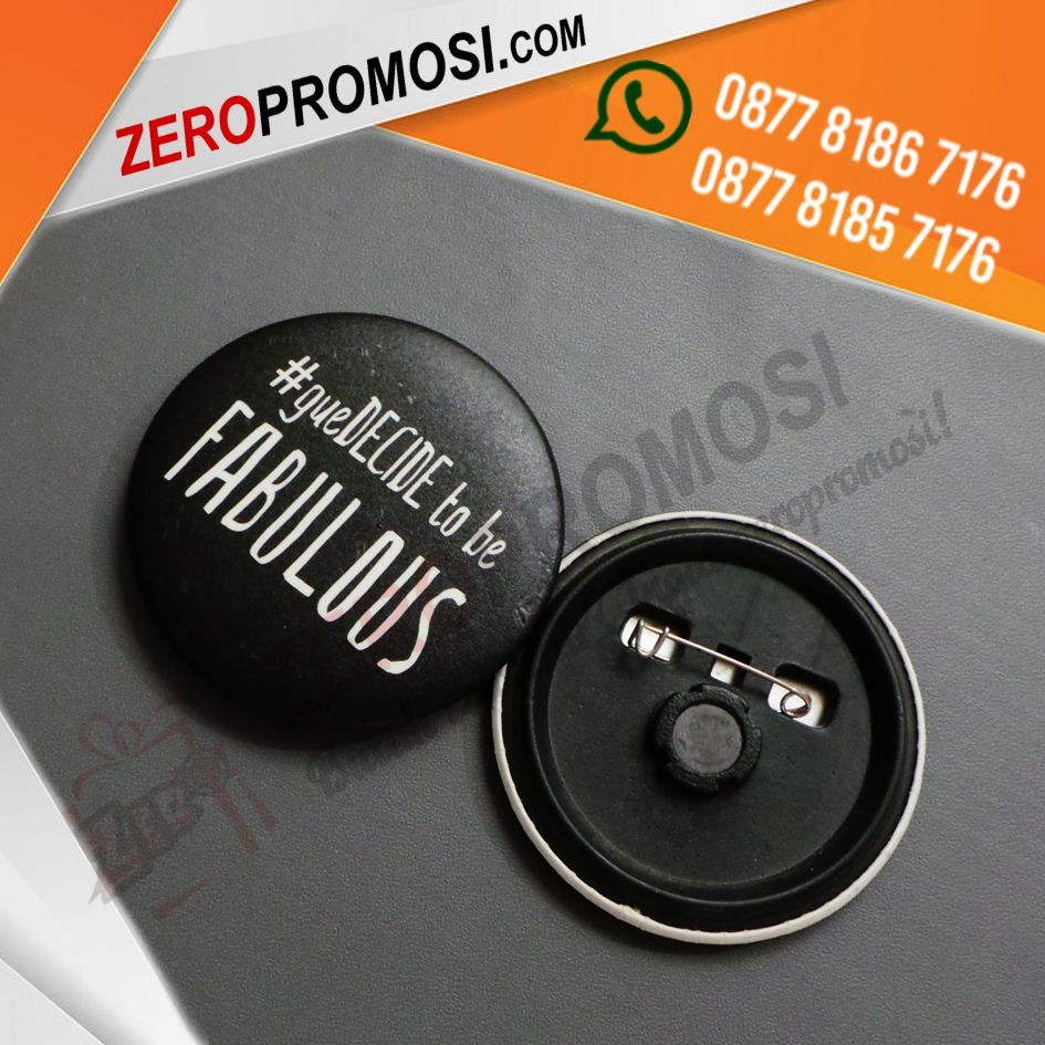 Souvenir Pin Magnet Peniti Custom Logo Murah