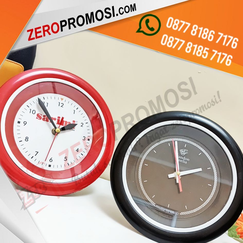 Souvenir Jam Dinding Meja Type 08 Custom Logo