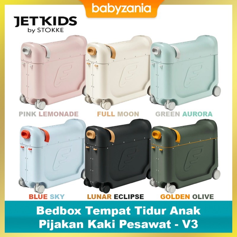 JetKids by Stokke Bedbox Tempat Tidur Anak / Pijakan Kaki Pesawat - V3