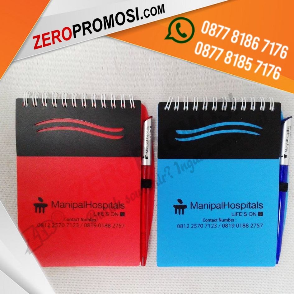 Souvenir Kantor Memo Plastik Kecil Custom Logo