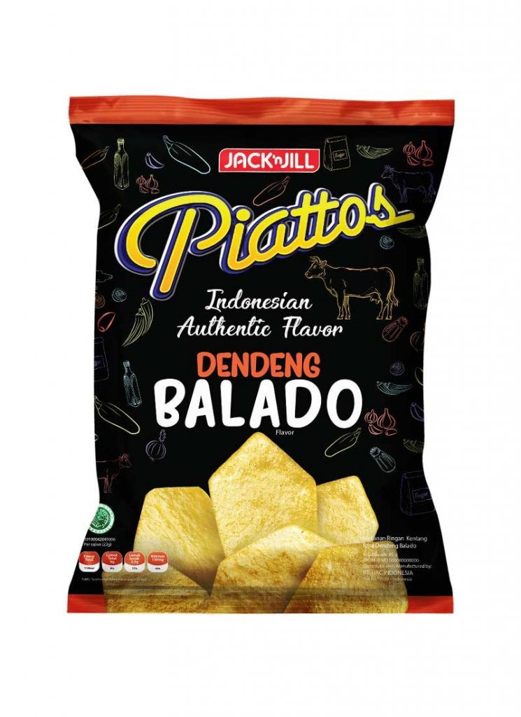 Piattos Dendeng Balado 85g