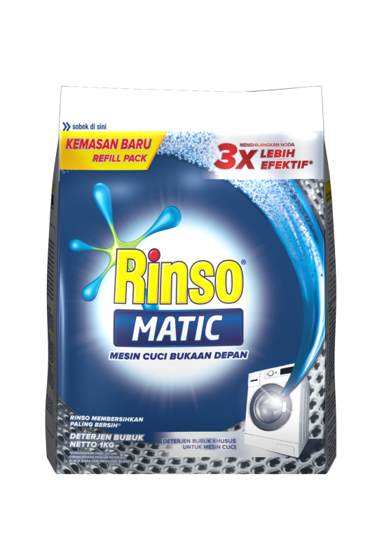 Rinso Matic Bukaan Depan 1kg
