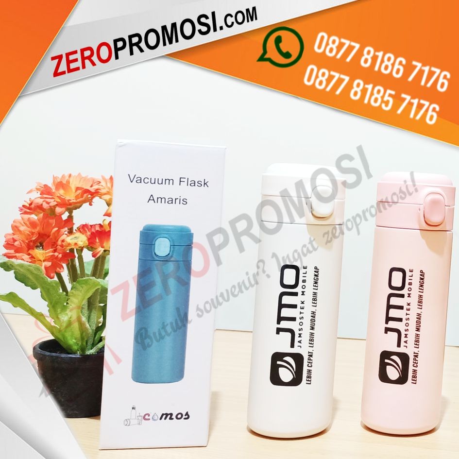 Souvenir Botol Minum Tumbler Amaris Vacuum Hot & Cool (400 ml)