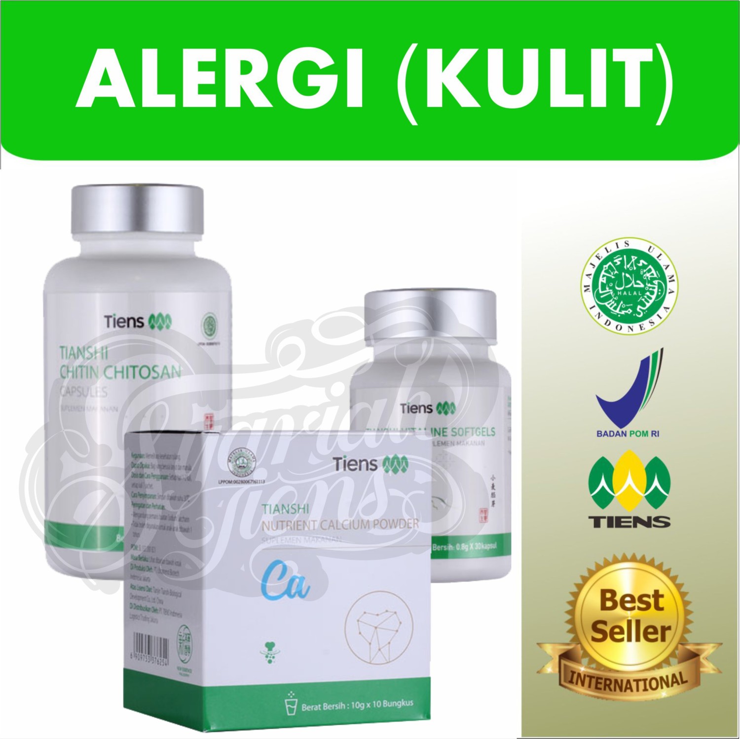 alergi kulit / obat alergi / alergi tiens / tiens
