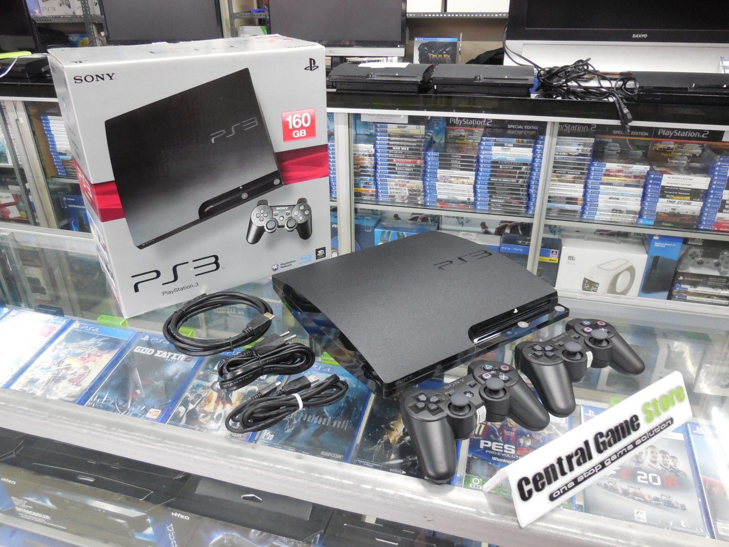 PS3 Slim Console 160GB CFW (CECH-2000) Full Games (Garansi 1 Bulan Replace)