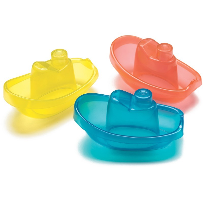 Playgro Bright Baby Bath Boats 6M+