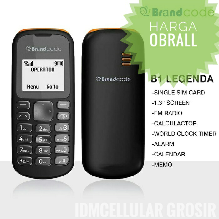 HP MURAH BRANDCODE B1 LEGENDA REGA OBRAL GARANSI RESMI