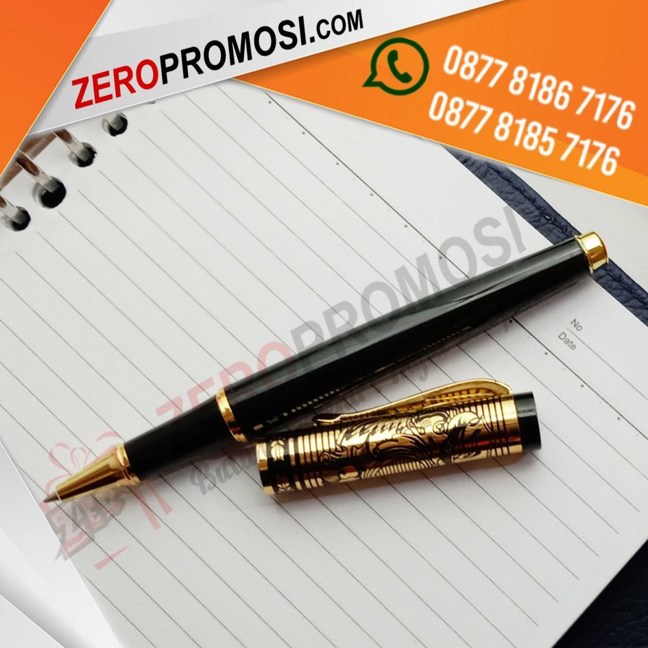 Souvenir Pulpen Ukir Custom Logo Promosi