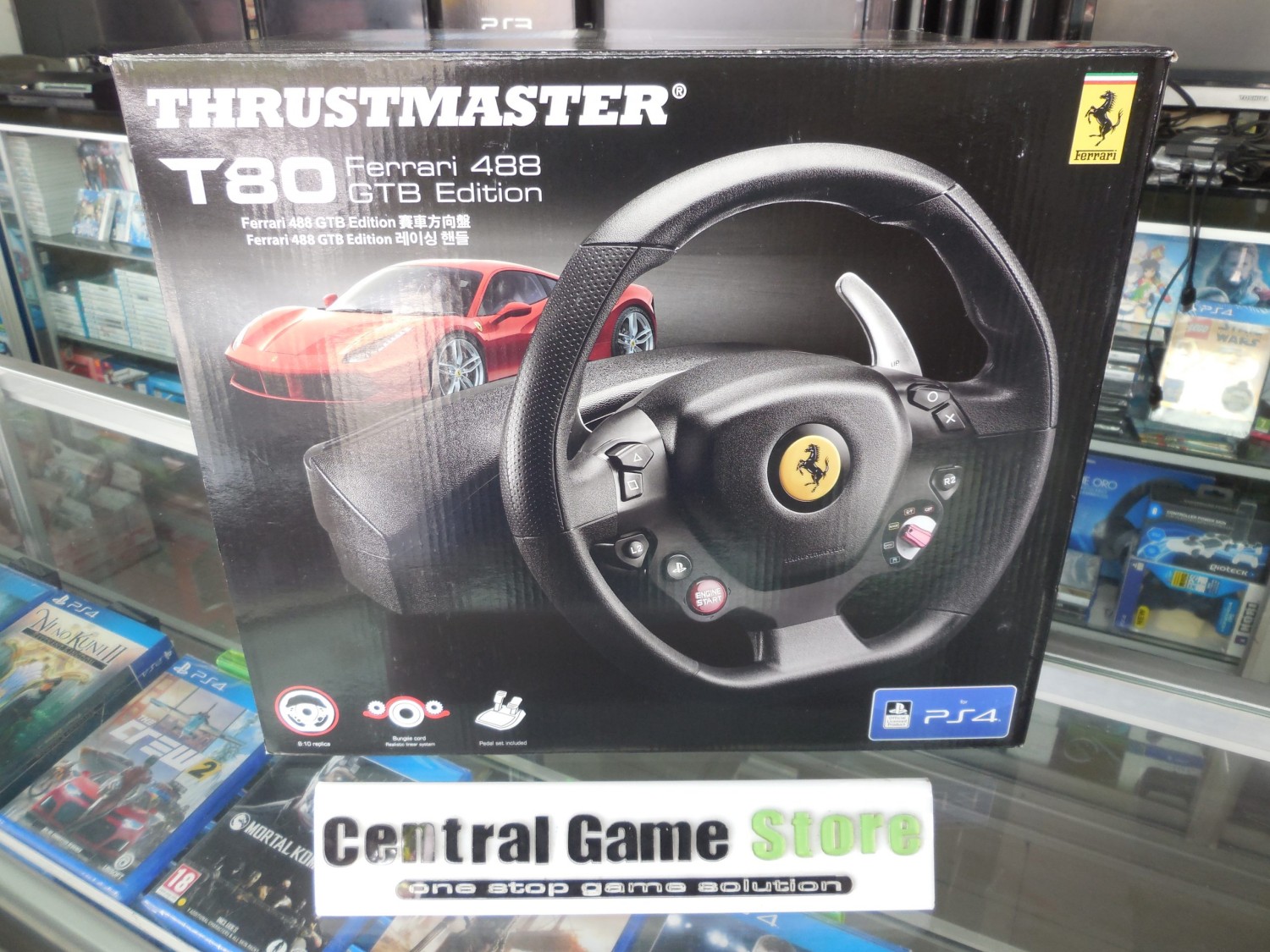 PS4 Thrustmaster T80 Ferrari 488 GTB Edition