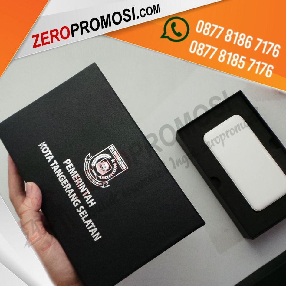 Sedia Kemasan Packaging Hardbox Besar Untuk Souvenir Powerbank Custom