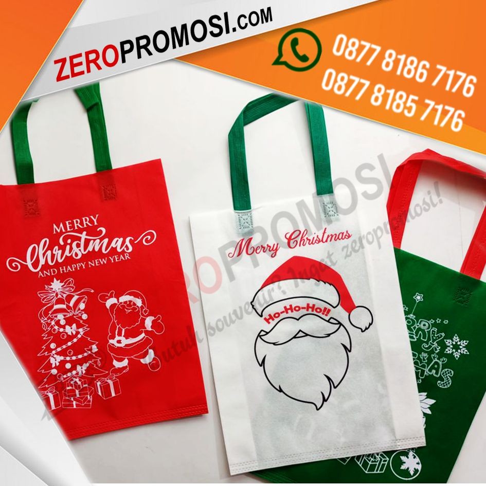 Souvenir Tas Natal Merry Christmas Edition Murah
