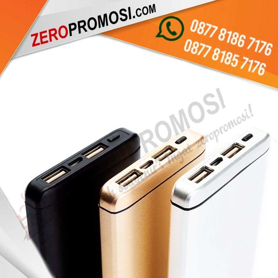 Souvenir Power Bank Arden Metal 10.000mAh P100AL12 (TITANIA) Custom