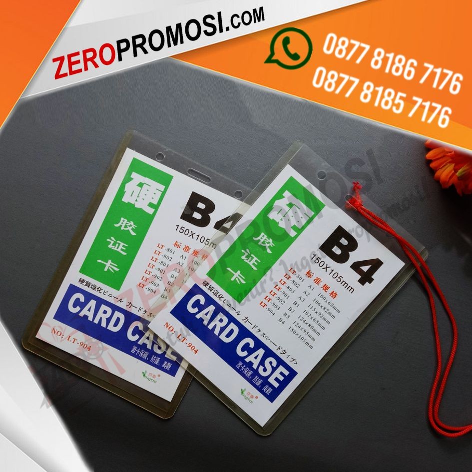 Plastik Mika Card Case Uk.B4 Tempat Tanda Pengenal Murah