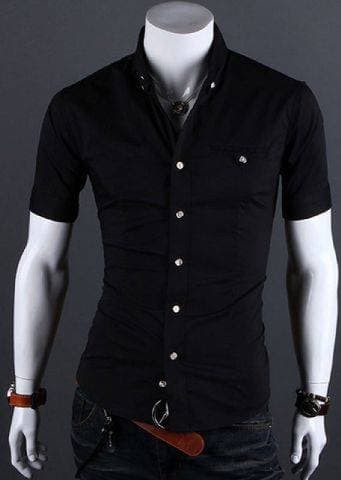 [Barry Black OT] Kemeja Pria Slim Fit