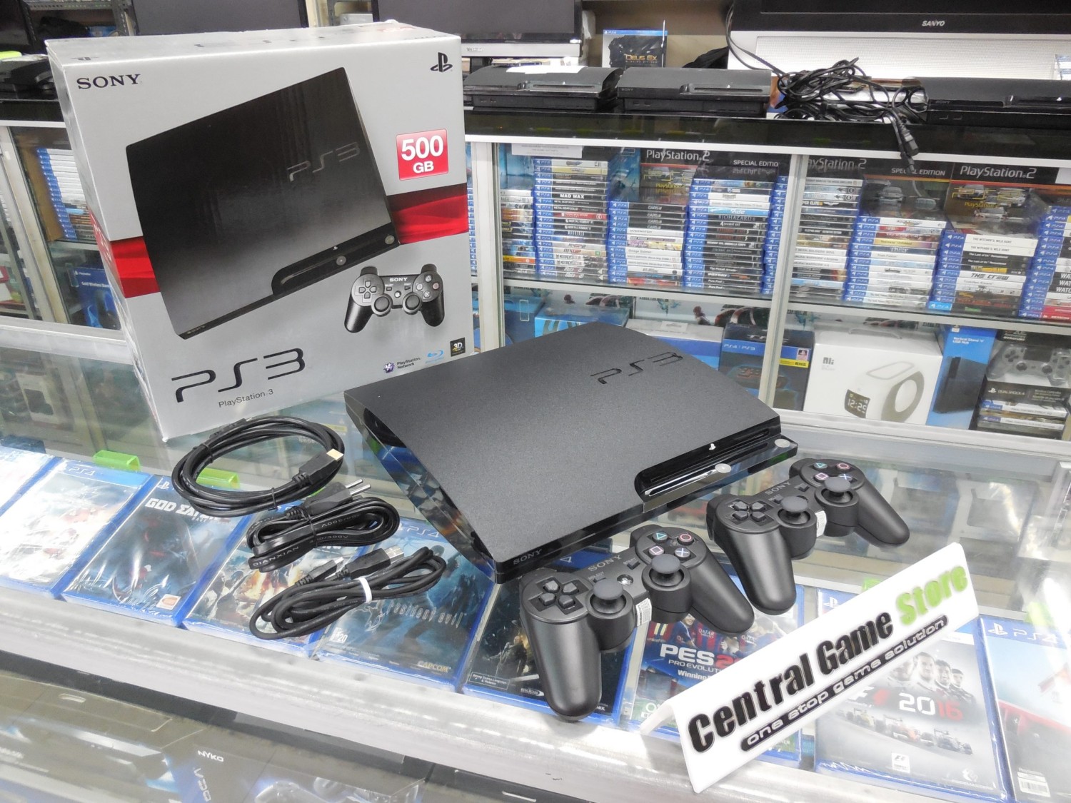 PS3 Slim Console 500GB CFW (CECH-2000) Full Games (Garansi 1 Bulan Replace)