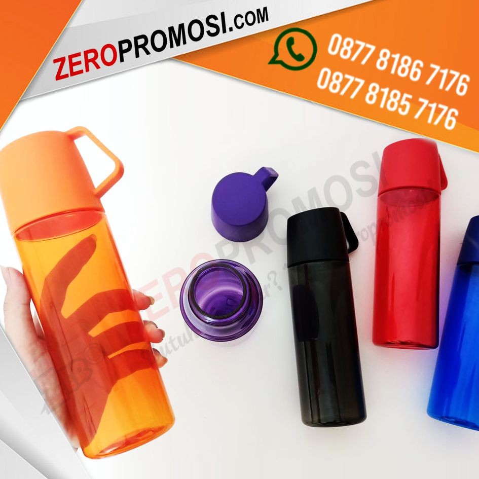 Chielo Taka Tumbler Promosi Botol Air Tempat Minum Plastik Transparan