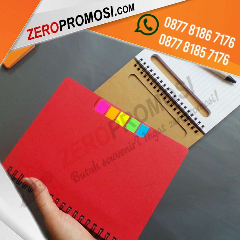Souvenir Kantor Memo N-801 Colorfull Plus Post it