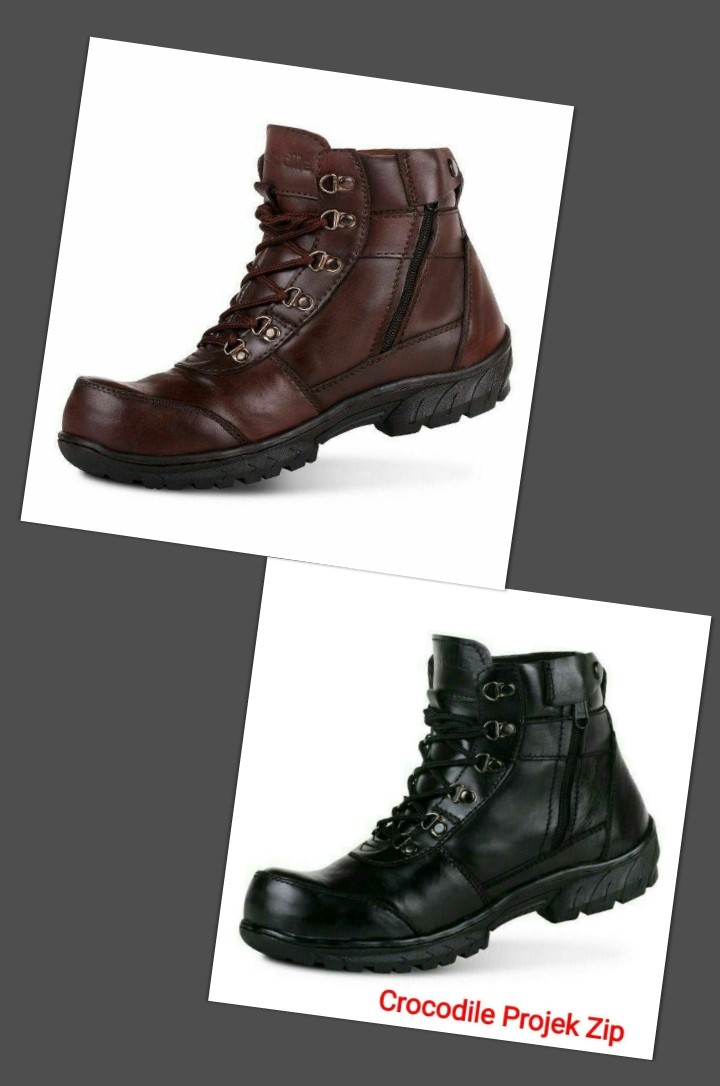Sepatu gunung boots safety merk crocodile