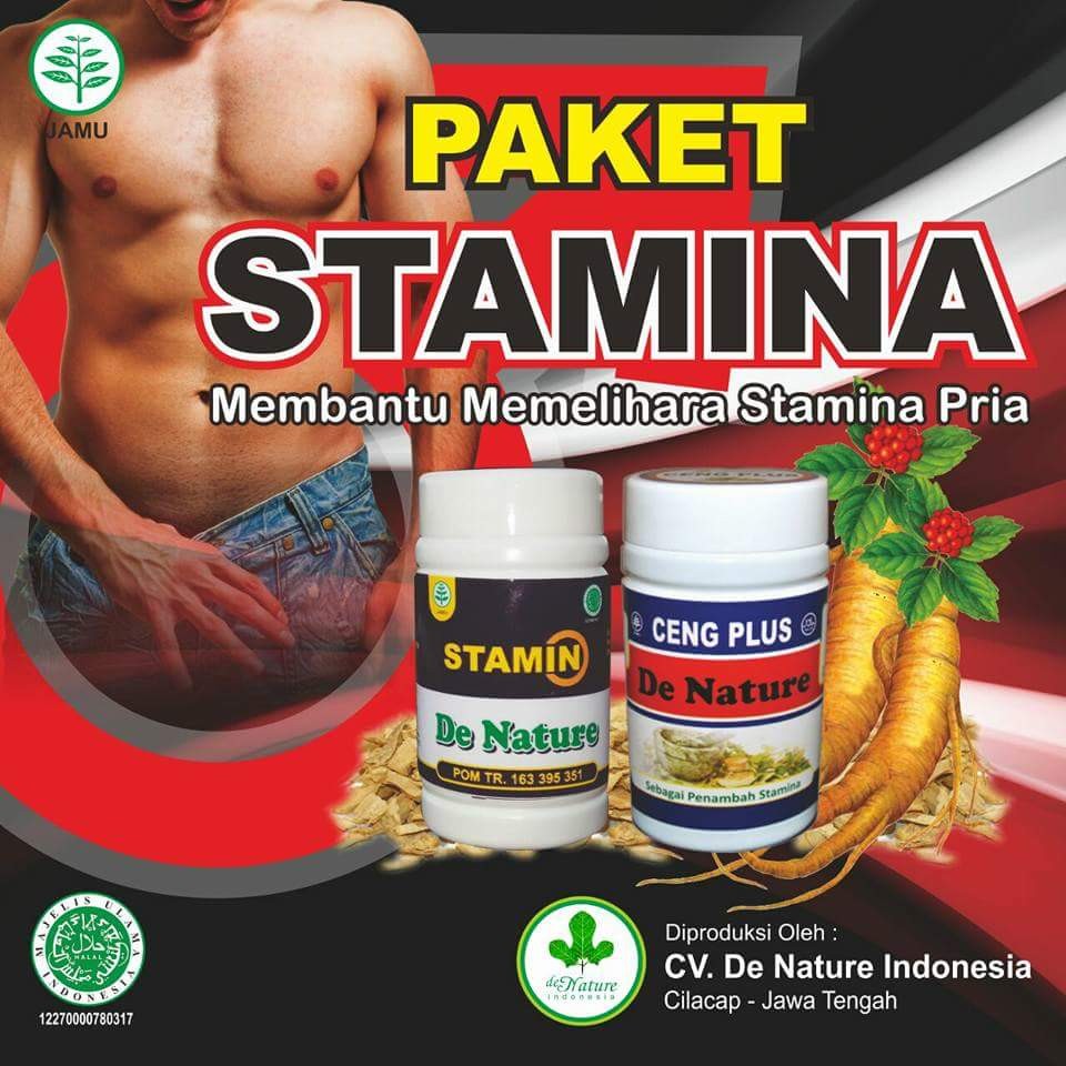 Obat Kuat Stamina Pria Tahan Lama De Nature OFFICIAL