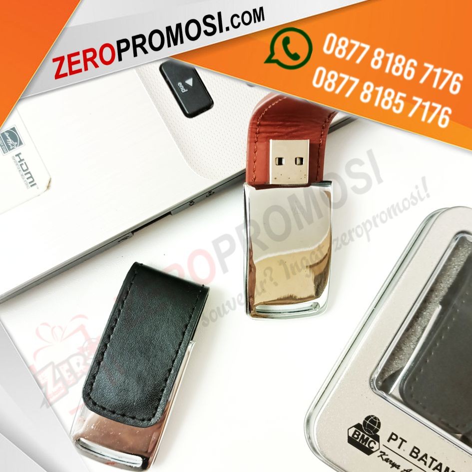Flashdisk Usb Metal Kulit Kode FDLT21 Cetak Logo