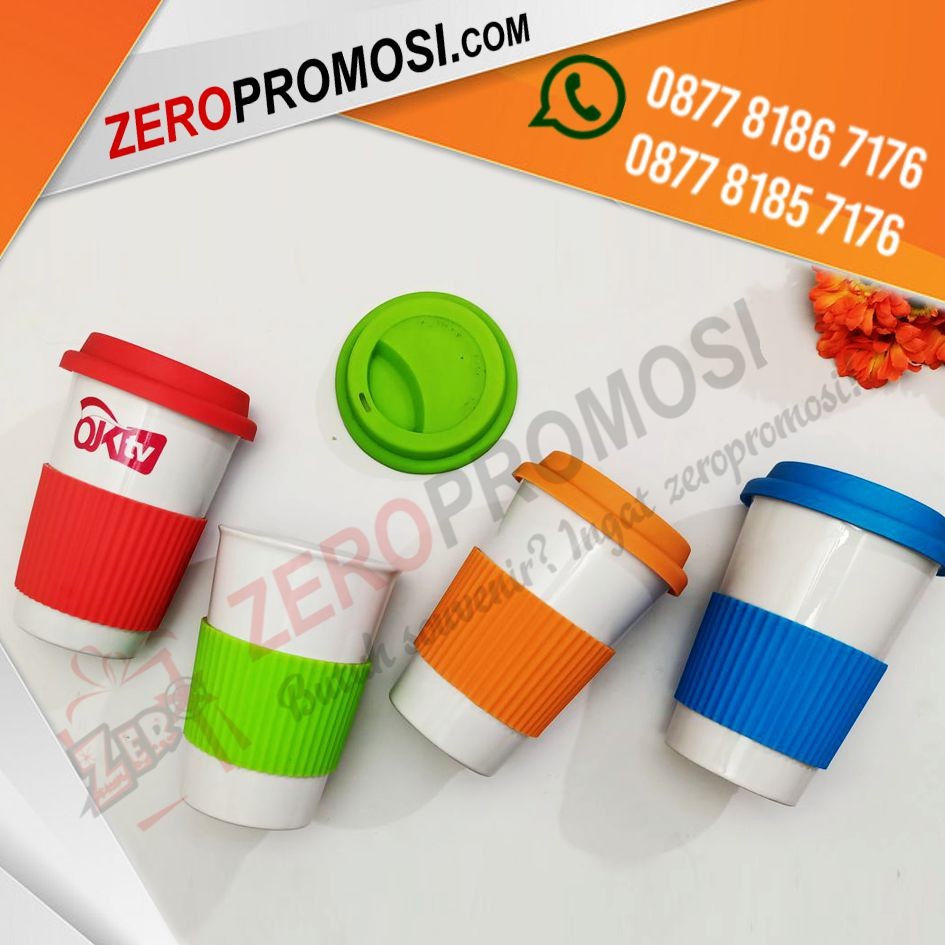 Mug Keramik Cup Rainbow Souvenir Custom Logo