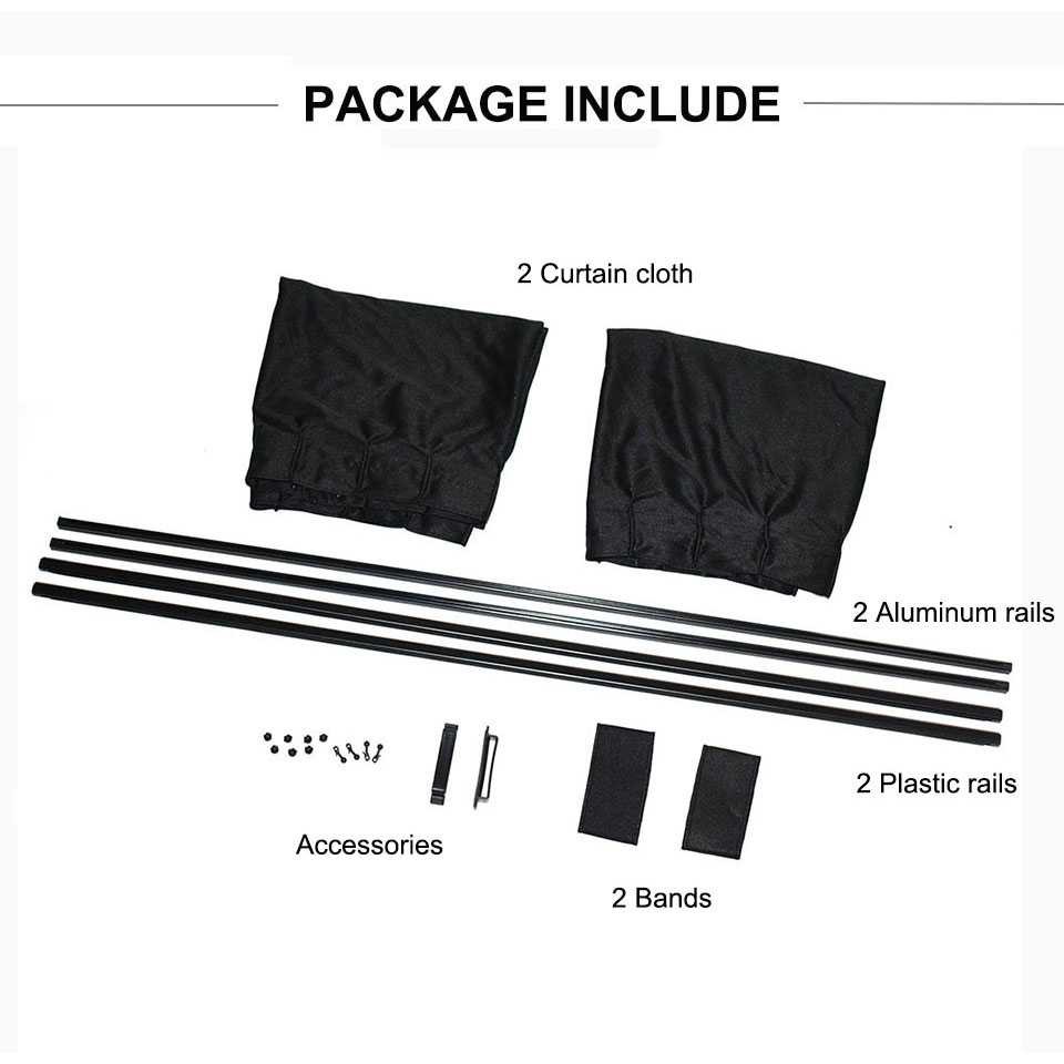 Anti-UV Automotive Sunshade Curtain Warmth Protect – Tirai Pelindung Sinar Matahari dan Panas Mobil Anti-UV