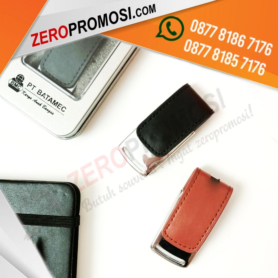Flashdisk Usb Metal Kulit Kode FDLT21 Cetak Logo