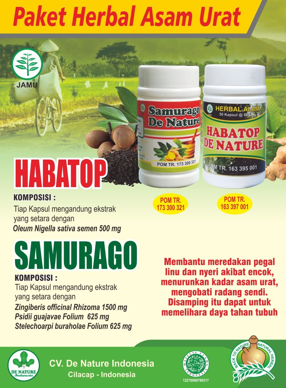 HERBAL ASAM URAT / NYERI SENDI / PEGAL LINU – Apotik Herbal De Nature