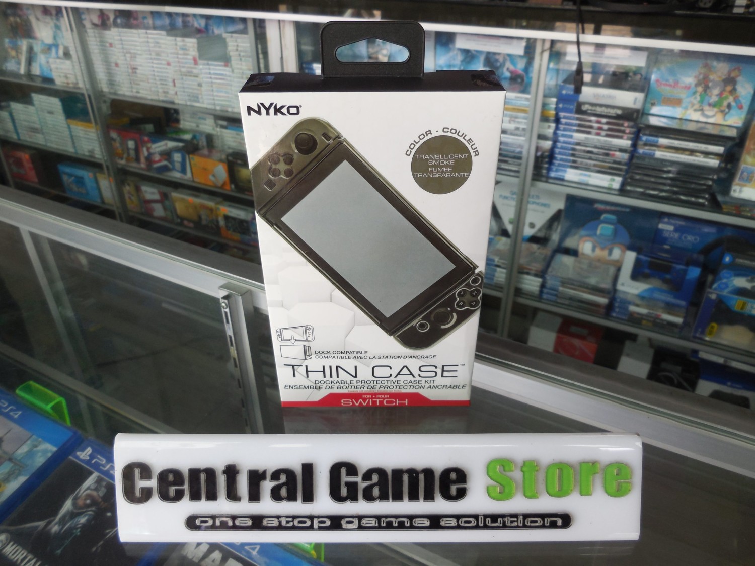 Switch NYKO Thin Case (Translucent Smoke)