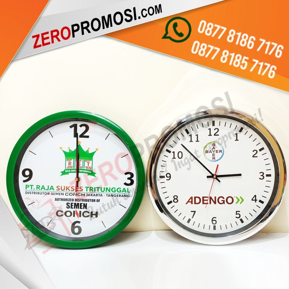 Souvenir Jam Dinding Classy 3631 Series 36 cm Ring Chrome