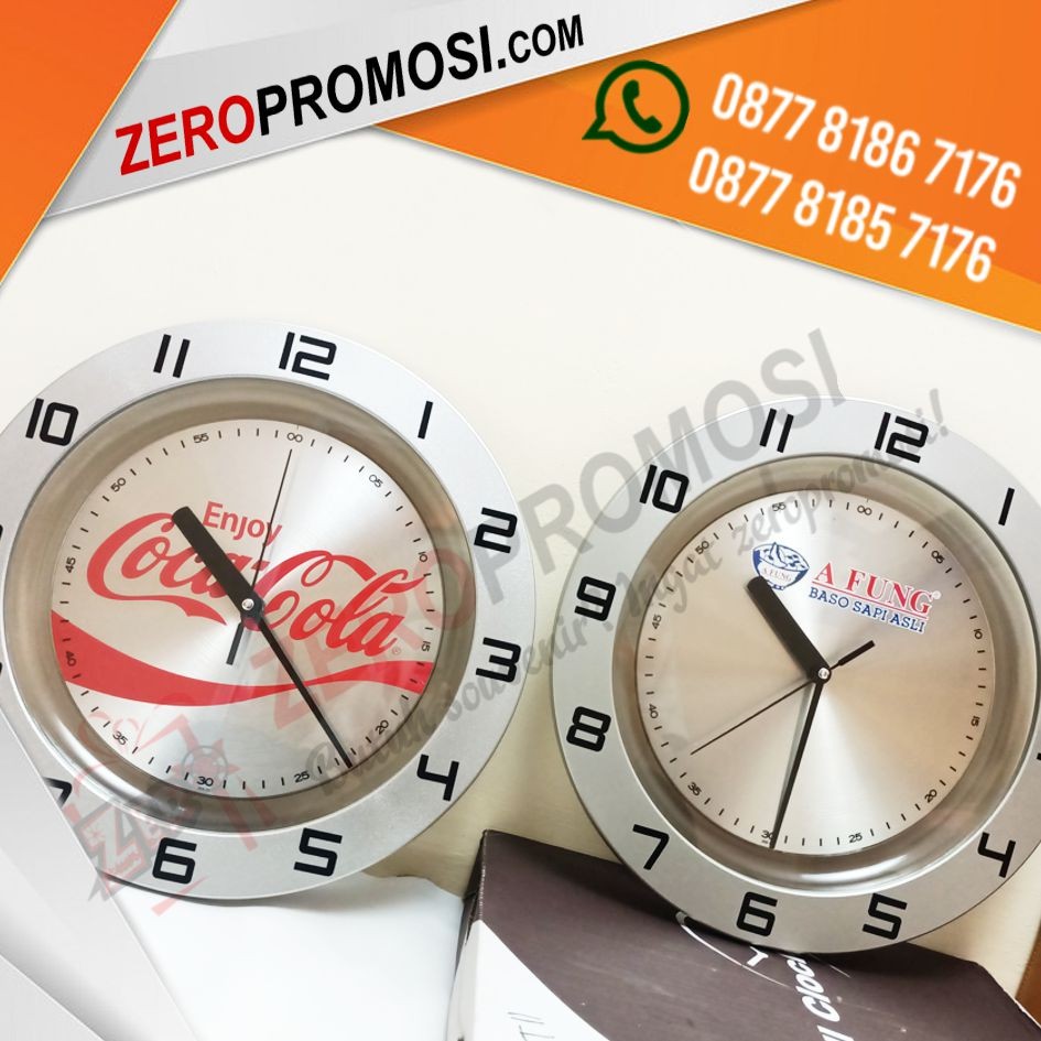 Souvenir Jam Dinding Plastik Modern Style 202-T11 Custom