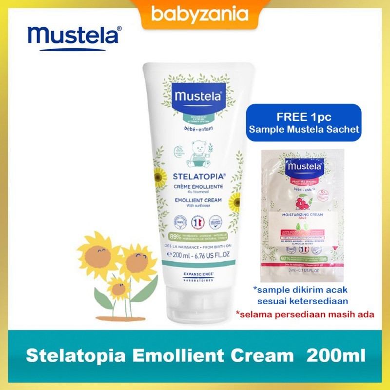Mustela Stelatopia Emollient Cream 200ml