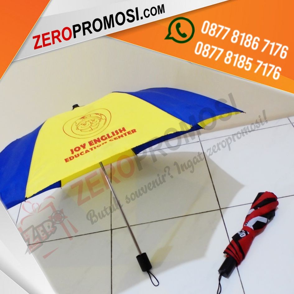 Souvenir Payung Promosi Lipat 2 Custom