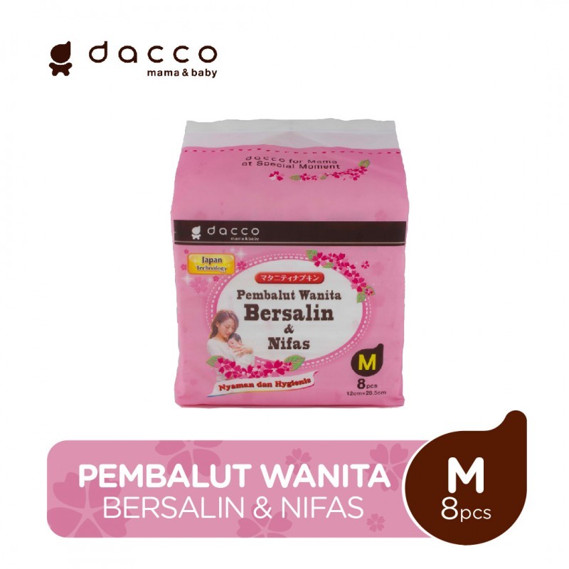 Dacco Pembalut Wanita Bersalin & Nifas size M - 8 Pcs