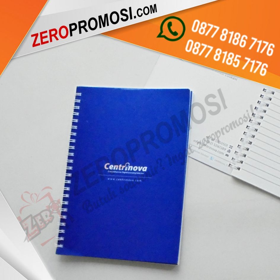 Produksi Souvenir Memo Agenda Custom Ukuran A5 Soft Cover Murah Cetak Logo