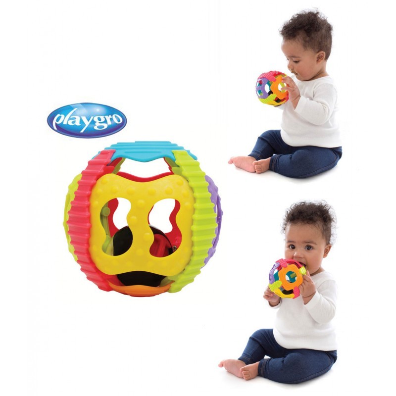 Playgro Shake Rattle & Roll Ball 6m+