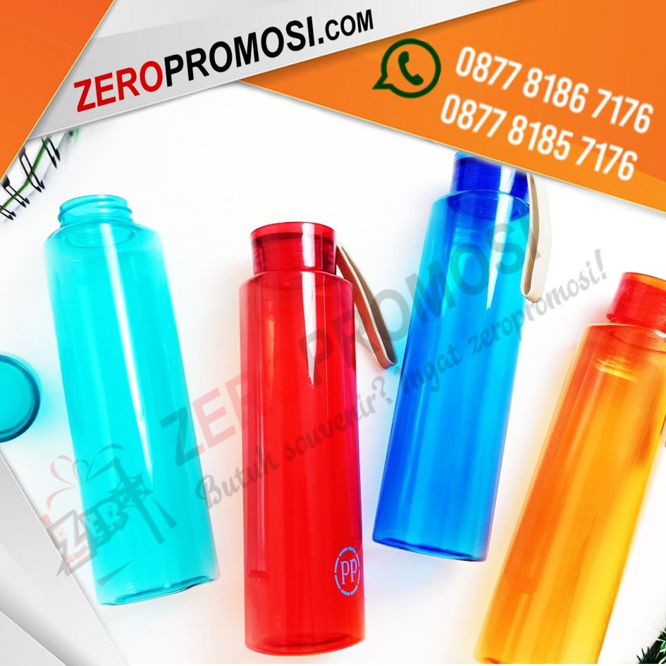 Souvenir Tumbler Chielo Pina Eco Water Bottle Plastik Transparan 500 ml