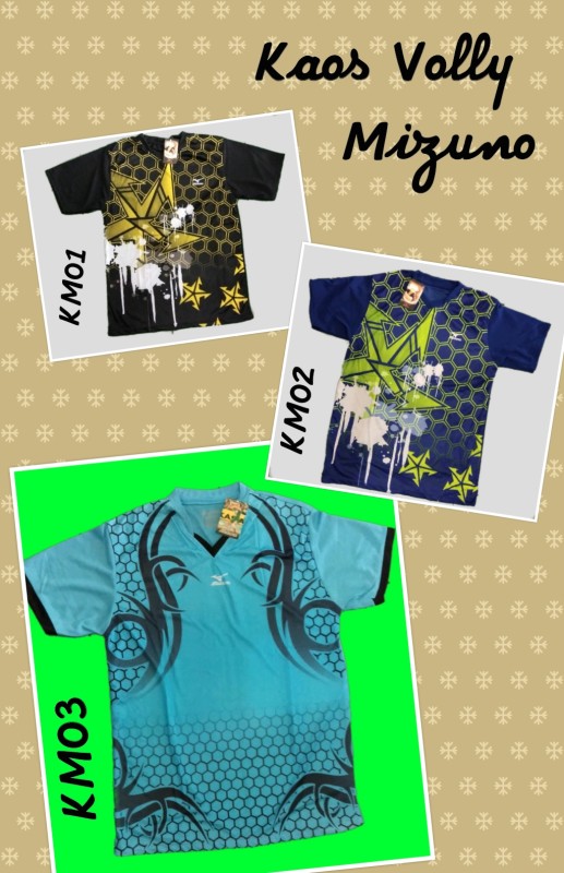 Kaos Baju Mizuno Volly Voly Voli Volley