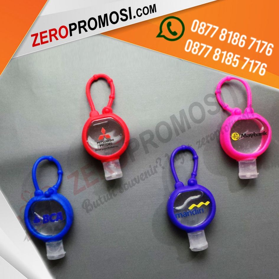 Souvenir Hand Sanitizer Gantungan Bulat Pocket Custom