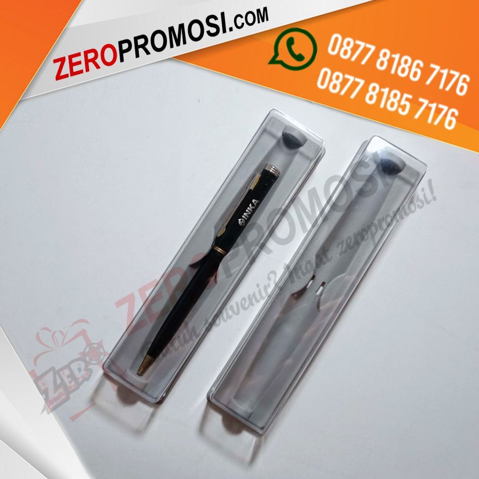 Sedia Kemasan Box Kotak Pulpen Abu-Abu Mewah Untuk Souvenir