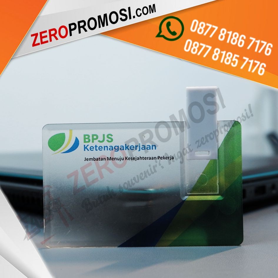 Souvenir Flashdisk Kartu Transparan FDCD11 Custom Logo